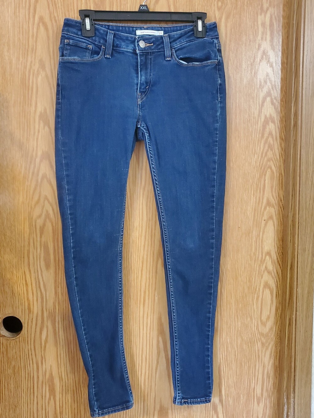 Levi's Women's 535 Super Skinny Jeans in Deep Blue Wash Size 29